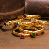 18kt Gold Vermeil Stackable Individual Rings