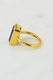 18kt Gold Vermeil Lapiz Lazuli Ring