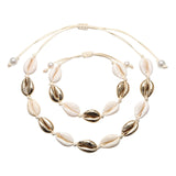 Shell Necklace & Bracelet